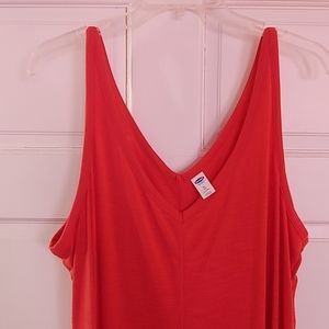 Old Navy XLT Orange Column Dress